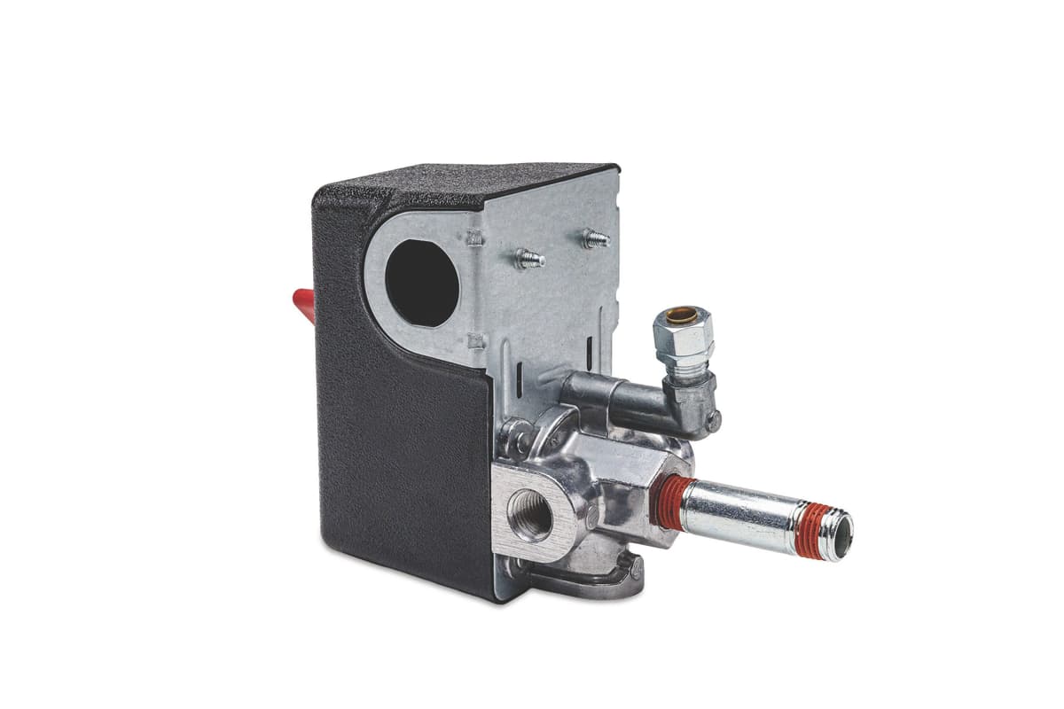Champion Air Compressor four port pressure switch (140-175 PSI) with on/off selector for RV-Series compressors