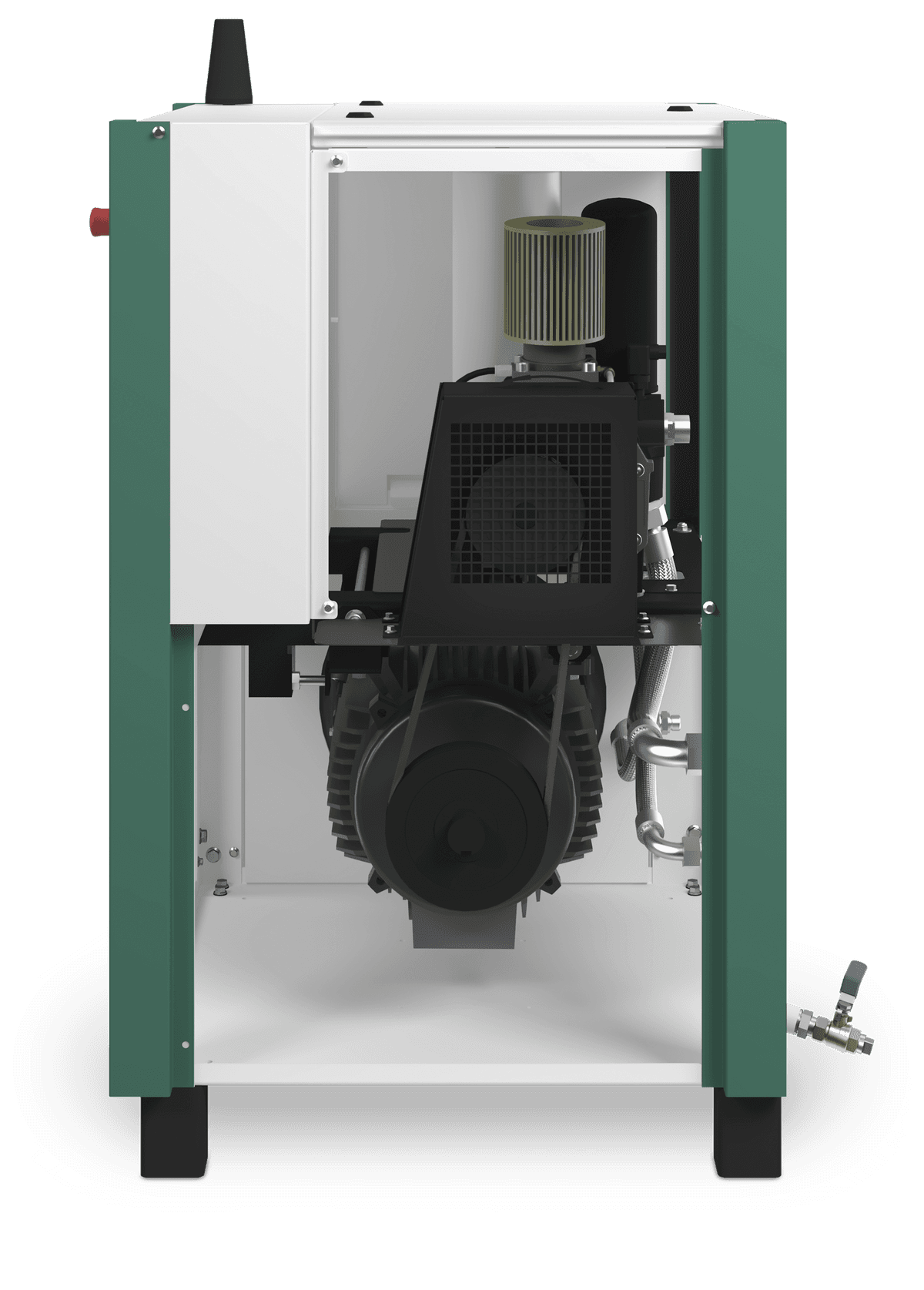 D Series 25 HP Fixed Speed Rotary Screw Compressor - Base Mount thumbnail 2