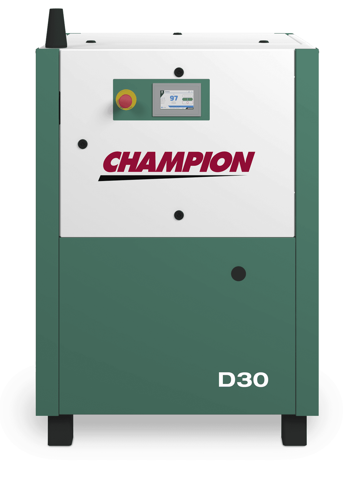 Champion D Series fixed speed rotary screw air compressor (30 HP), designed for industrial durability and continuous use