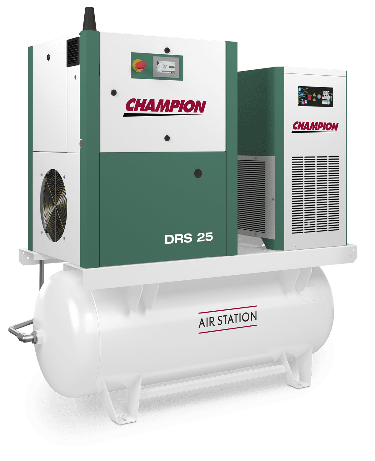 DRS Series 25 HP Variable Speed Rotary Screw Compressor - Air Station thumbnail 2