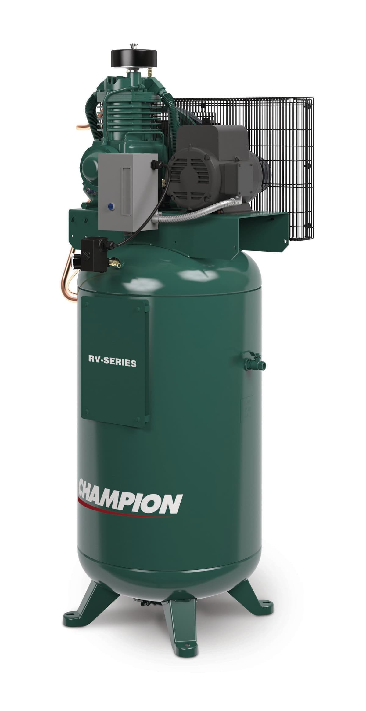 RV-Series 7.5HP Reciprocating Compressor - Vertical Tank - 460V - 1800 RPM thumbnail 3