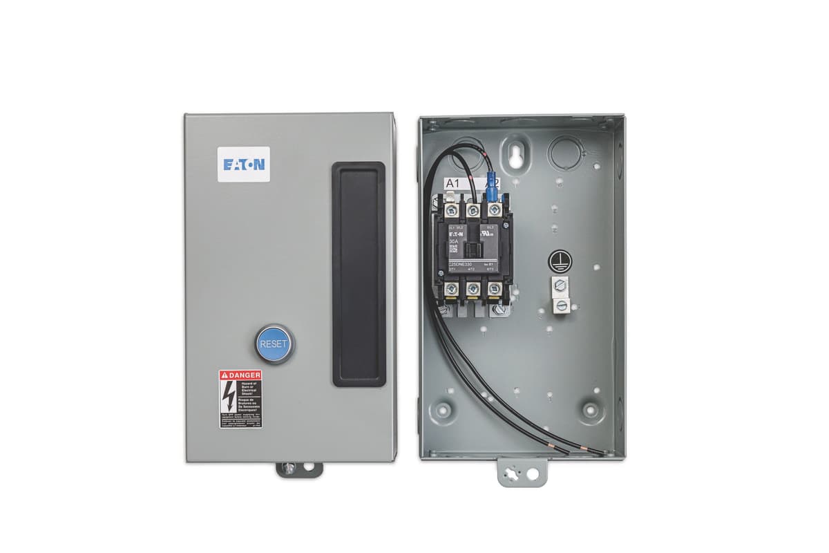 40 AMP Contactor/Enclosure for Starter, 208/230V, NEMA 1 thumbnail 2