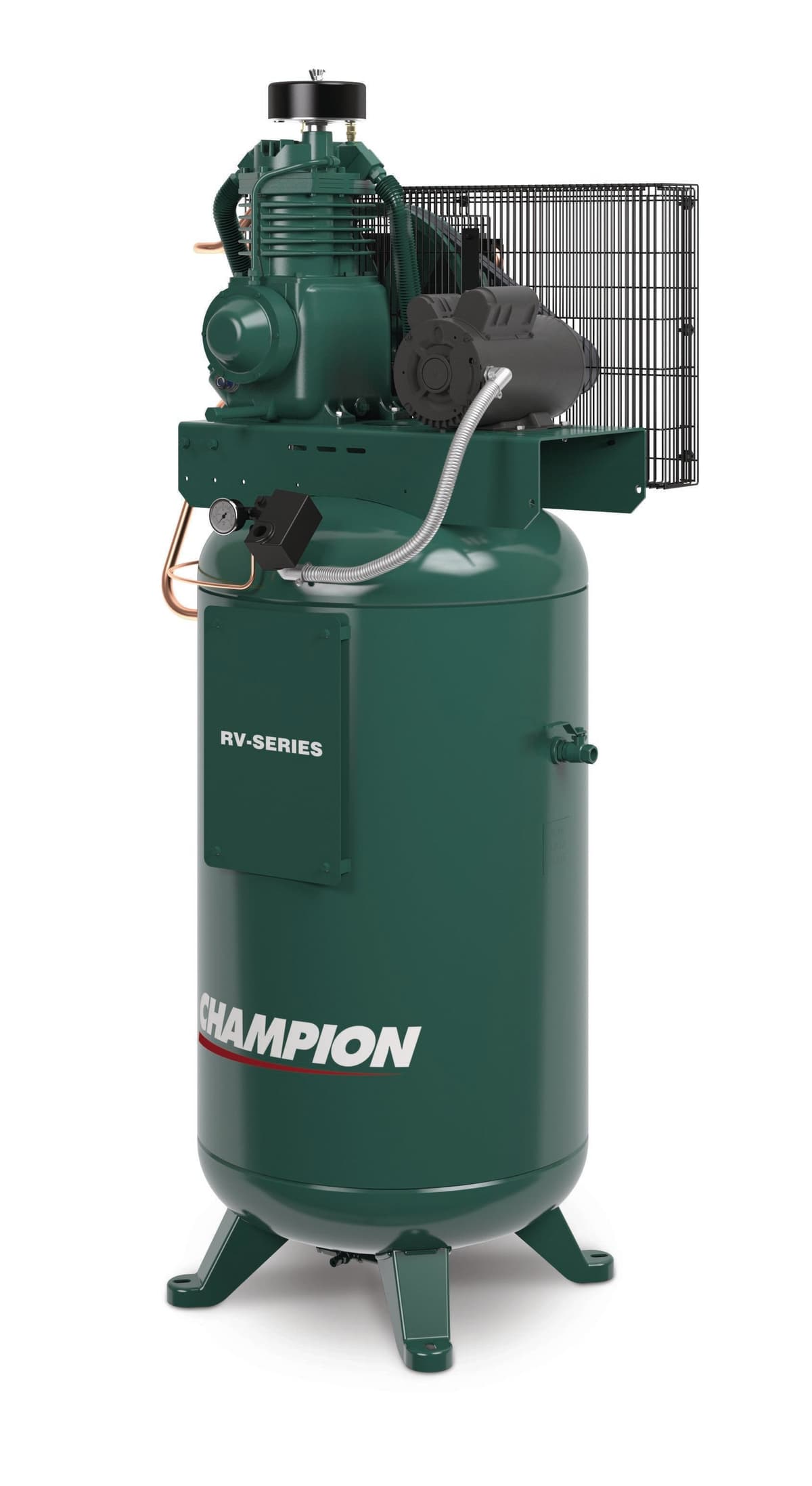 RV-Series 5HP Reciprocating Compressor - Vertical Tank - 230V - 1800 RPM thumbnail 3
